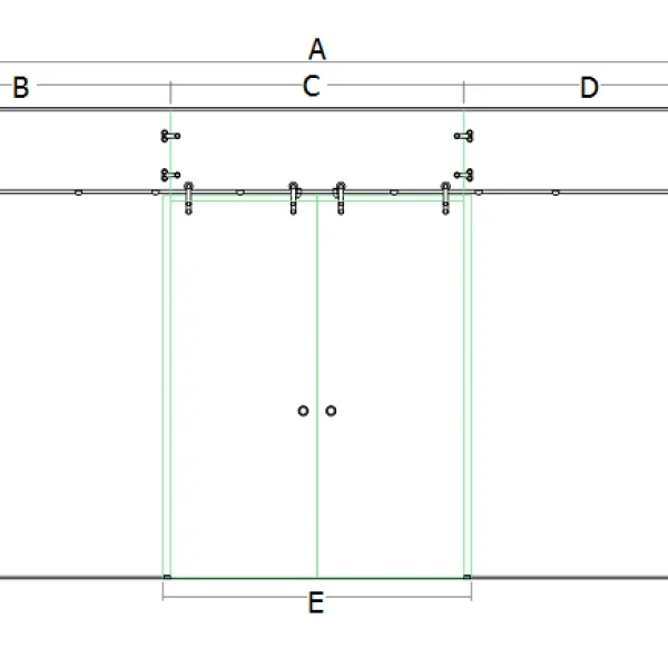 Tổng hợp mẫu bản vẽ cửa lùa đầy đủ, chi tiết nhất [MỚI]